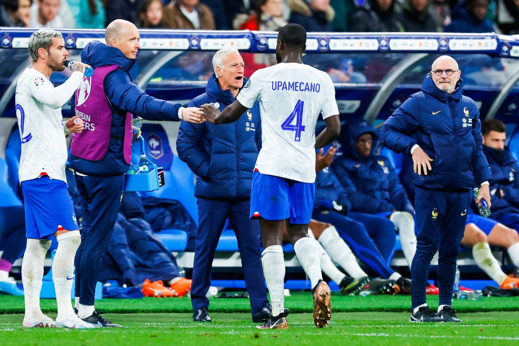 Didier Deschamps et Dayot Upamecano