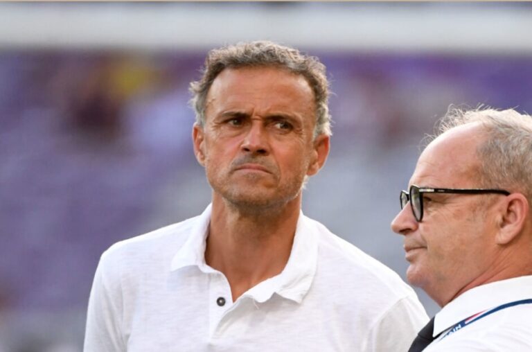 Luis Enrique et Luis Campos