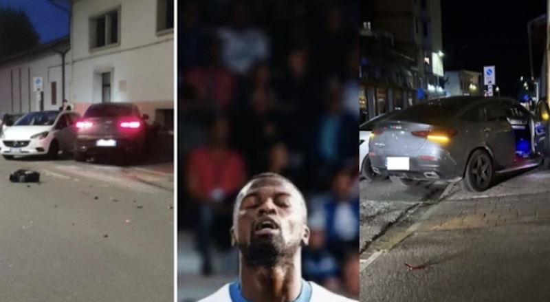 M'baye Niang a fait un nouvel accident de voiture à Empoli