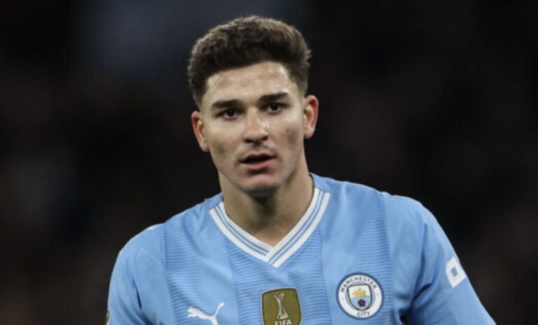 Julian Alvarez, joueur de Man City