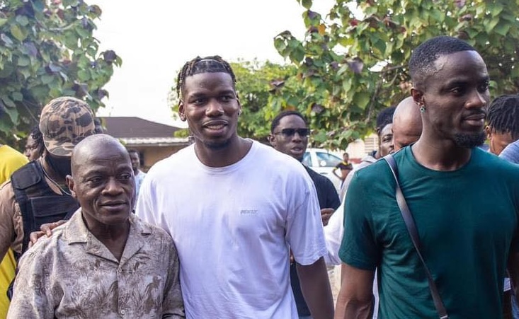 Paul Pogba à Abidjan, en Côte d'Ivoire