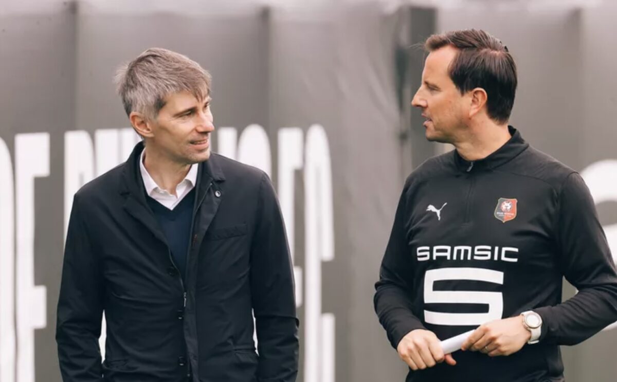 Frédéric Massara et Julien Stéphan du Stade rennais