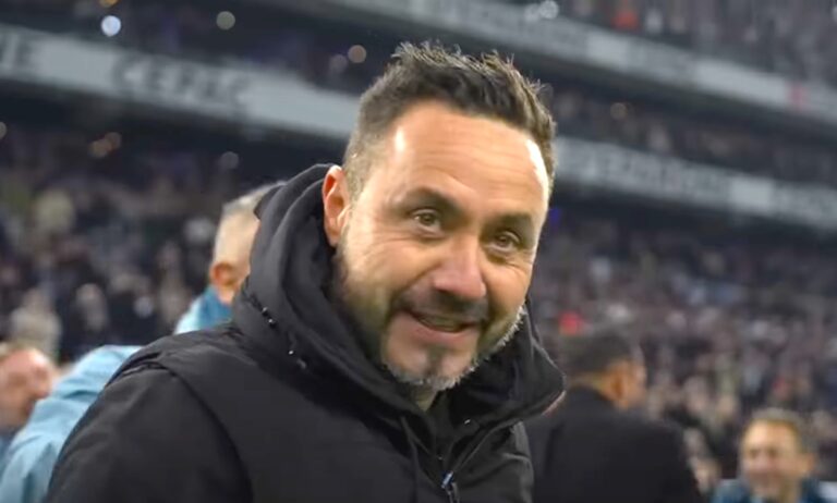 Roberto De Zerbi, entraîneur de l'OM