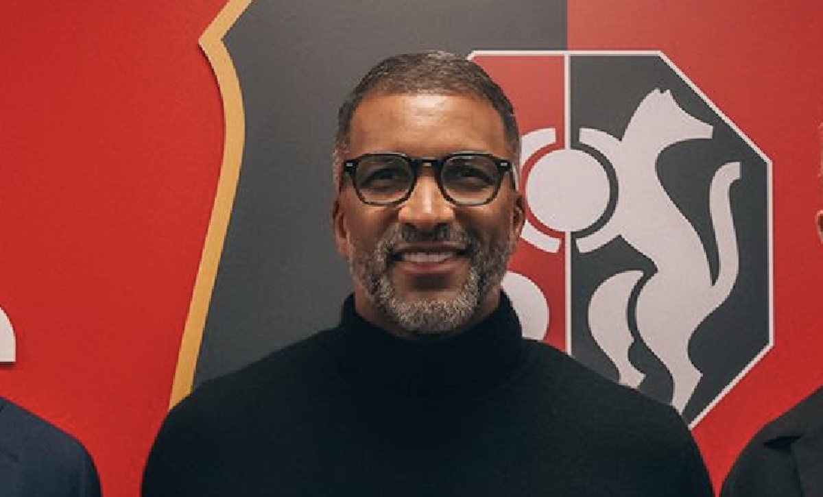 Habib Beye, entraîneur du Stade Rennais FC